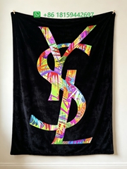 Yves Saint Laurent Throw Blankets